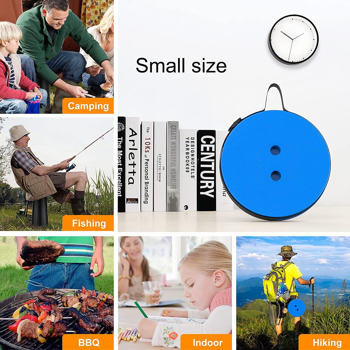 Scaun Pliabil Telescopic Portabil – Camping, Pescuit & Grădină