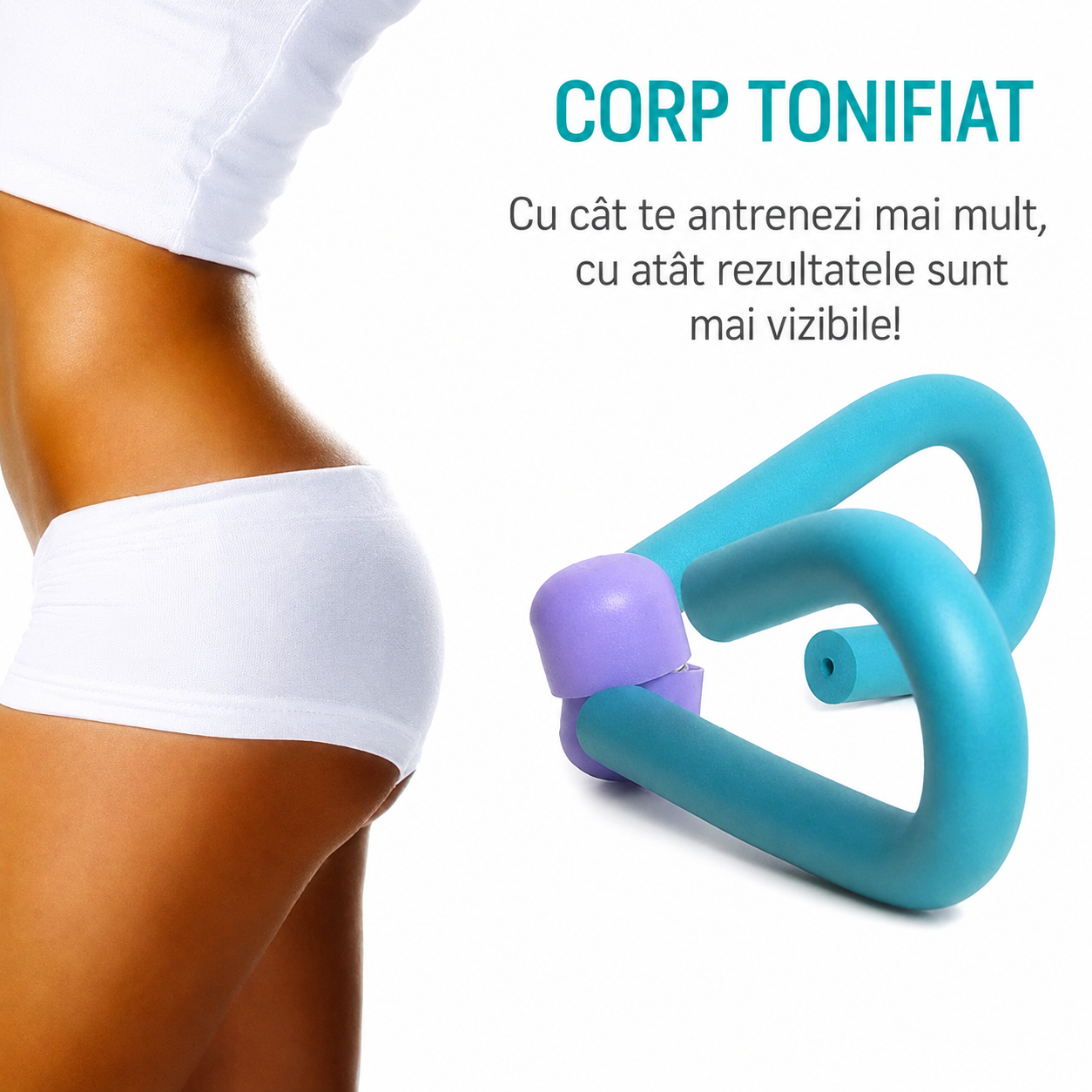 Aparat pentru Tonifierea Coapselor LiveUp  – Dispozitiv Fitness pentru Coapse, Brațe, Piept și Recuperare
