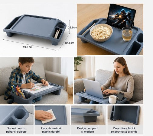 Masa pentru Laptop, Mic Dejun, Citit și Activități pentru Copii și Adulți
