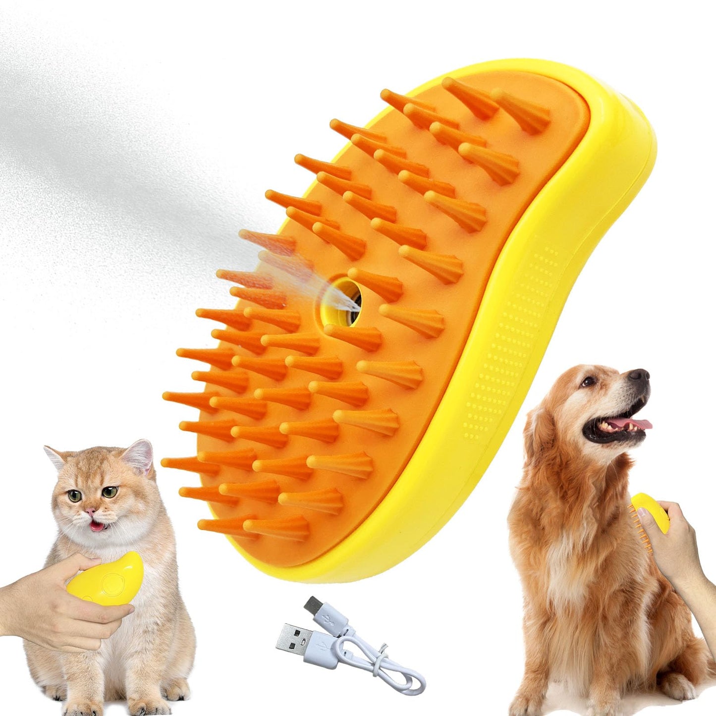 Perie din Silicon pentru Masaj și Spălare Animale, Curățare Delicată și Îngrijirea Blănii