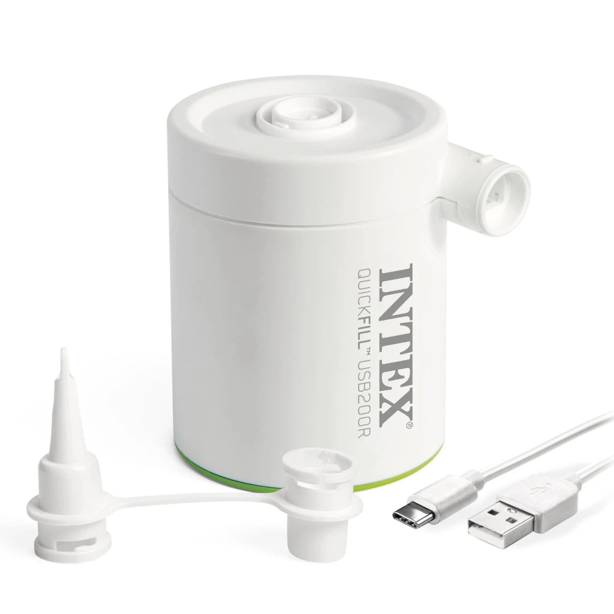 Mini Pompă Electrică Reîncărcabilă USB Intex QuickFill™ USB – Umflare și Dezumflare Rapidă