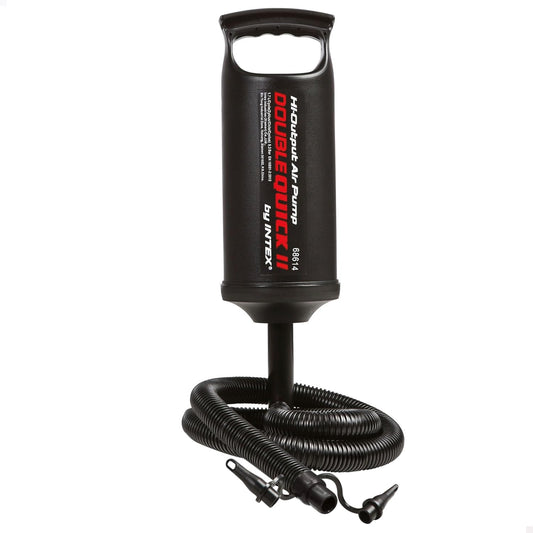 Pompă Manuală INTEX Double Quick Acțiune Dublă ,3 Duze pentru Produse Gonflabile