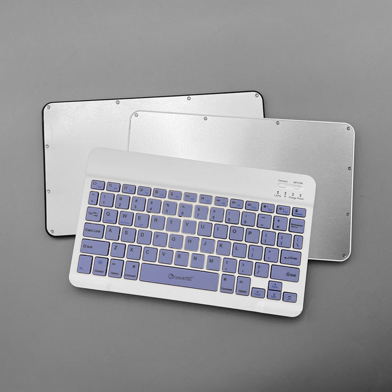 Tastatură Wireless Ultra Subțire – Bluetooth, Reîncărcabilă, Compatibilă iOS/Android/Windows